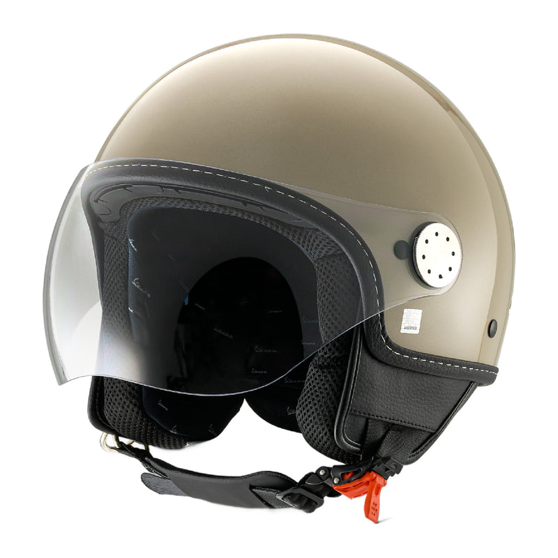 Vespa Demi-Jet 4.0 Helmet - Beige Avvolgente