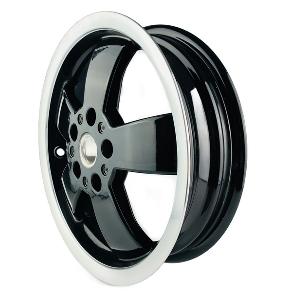 PIAGGIO Vespa Rear Black Polished Edge Alloy Tubeless Rim GTS 125-300